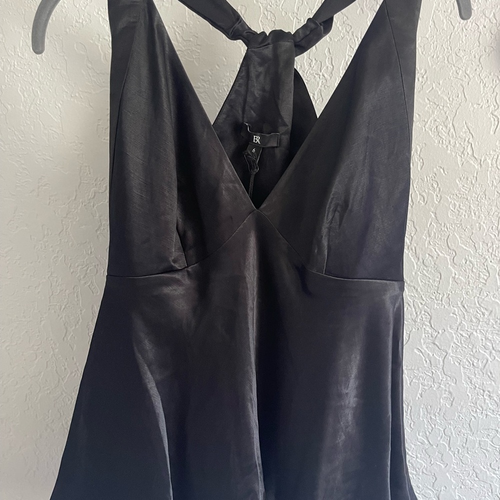 Elegant Black Halter Top